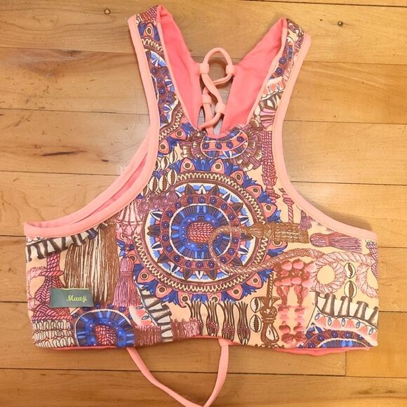 Maaji Swim Top Reversible Size XL - Picture 1 of 7